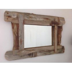 Uniquement sur commande Miroir bois flotté