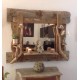 Grand Miroir en bois flotté