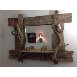 miroir en bois flotté