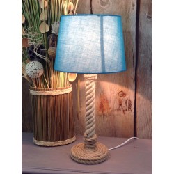 Lampe en corde Marine