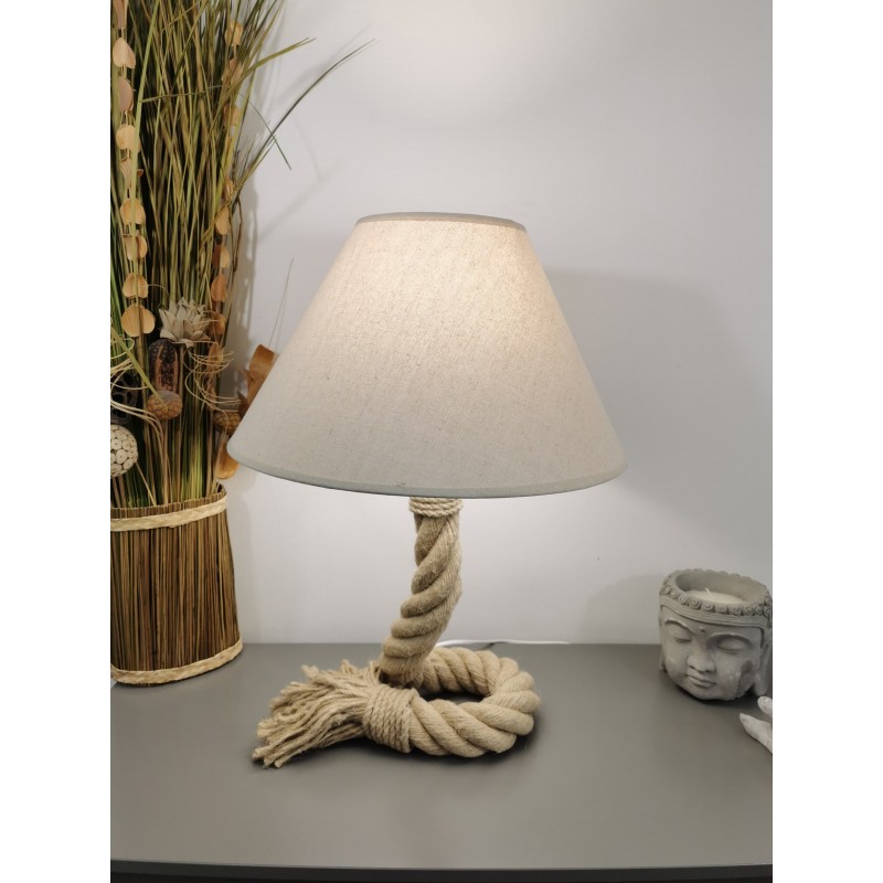 lampe grosse corde décoration marine pour illuminer votre intérieur