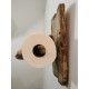 Porte -rouleau papier WC en bois