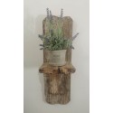 Petite Étagère en Bois Flotté à Petit Prix - Idéale pour Plantes et Décorations