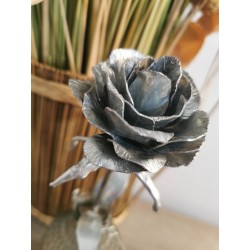 Rose en Métal Découpée au Plasma - Cadeau Original et Éternel à Petit Prix