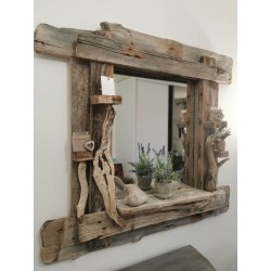 Sur Commande uniquement Structure en bois flotté pour miroir